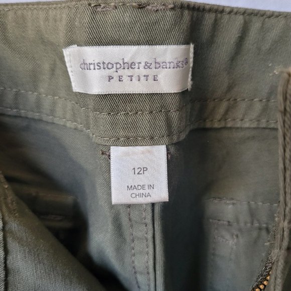 NEW Christopher & Banks Capri Jeans 12P (302) - Picture 6 of 9